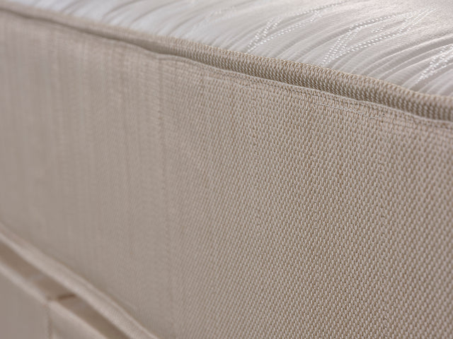 Candy Open Coil Spring Mattress by Tender Sleep with 7-8 inch damask cover, available in multiple sizes.