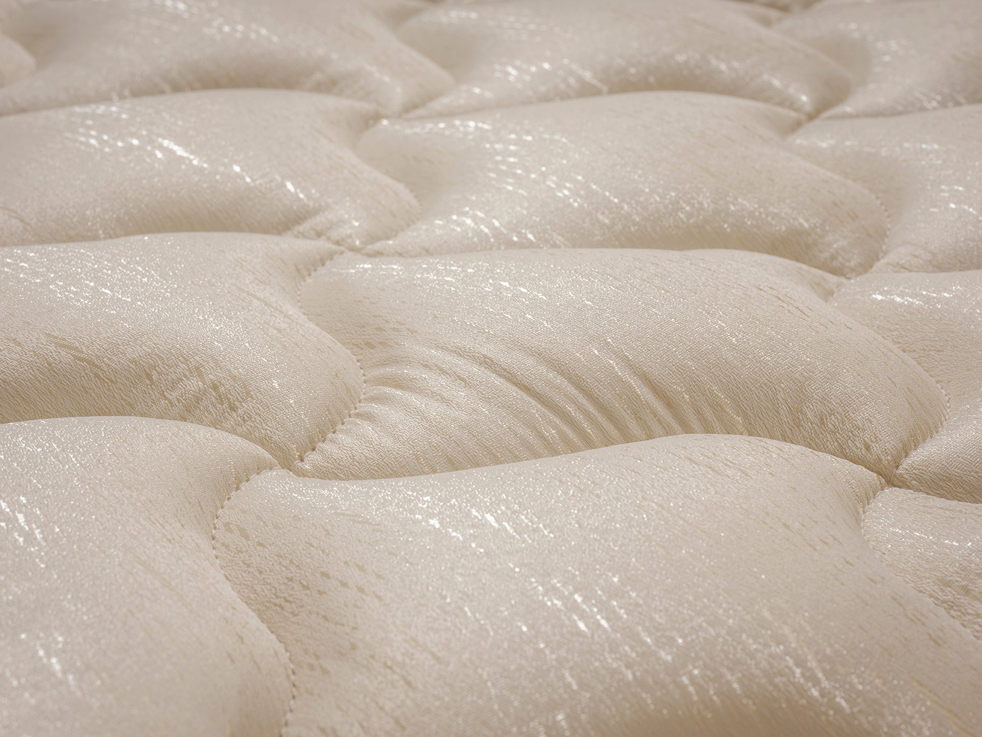 Crystal Open Coil Spring Mattress by Tender Sleep in elegant damask fabric, offering comfort and back support.