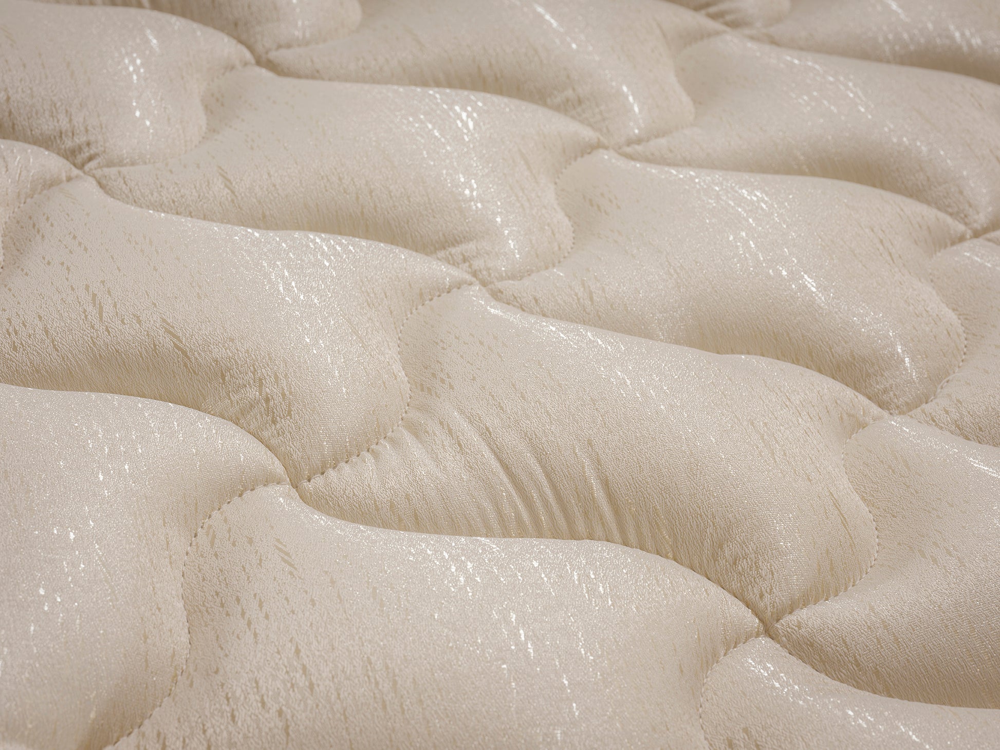 Crystal open coil spring mattress with damask fabric by Tender Sleep, featuring back support and body alignment design.