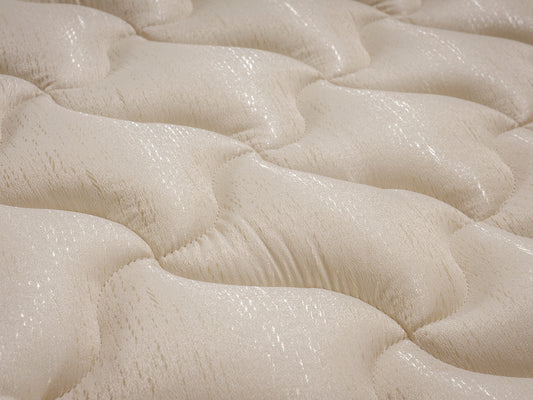 Crystal open coil spring mattress with damask fabric by Tender Sleep, featuring back support and body alignment design.