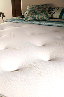 Handmade Tender Sleep luxury cashmere pocket spring mattress with 1000 springs, available in various sizes.