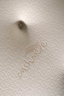 Luxury cashmere pocket spring mattress by Tender Sleep with 1000 springs, designed for back pain relief.