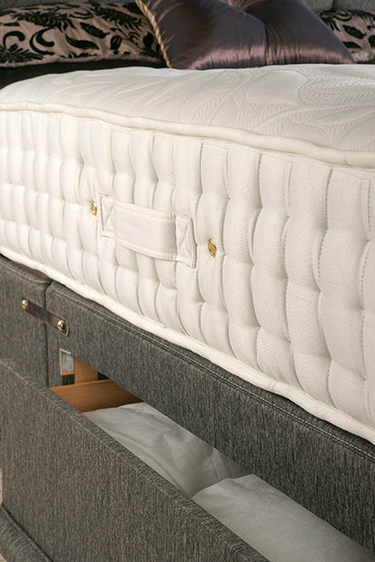 Tender Sleep Pocket Sprung Contract Mattress, BS7177 Source 5 Certified, in white fabric, Small Single size, for commercial