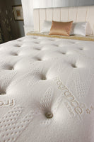 Ylang Ylang fragrance memory foam orthopaedic mattress in white, suitable for back pain relief, by Tender Sleep