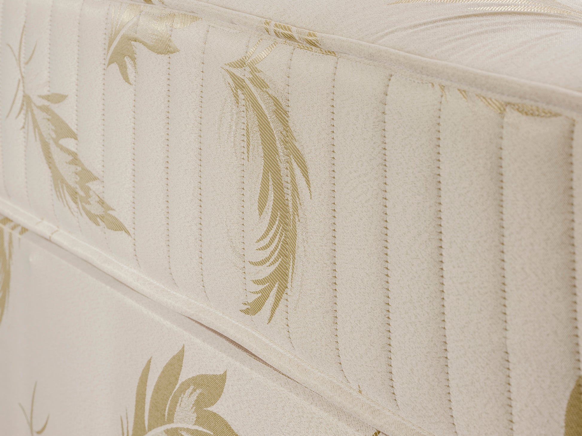 Knightsbridge Firm Ortho Mattress with 12.5G orthopedic springs and damask fabric, available in various sizes
