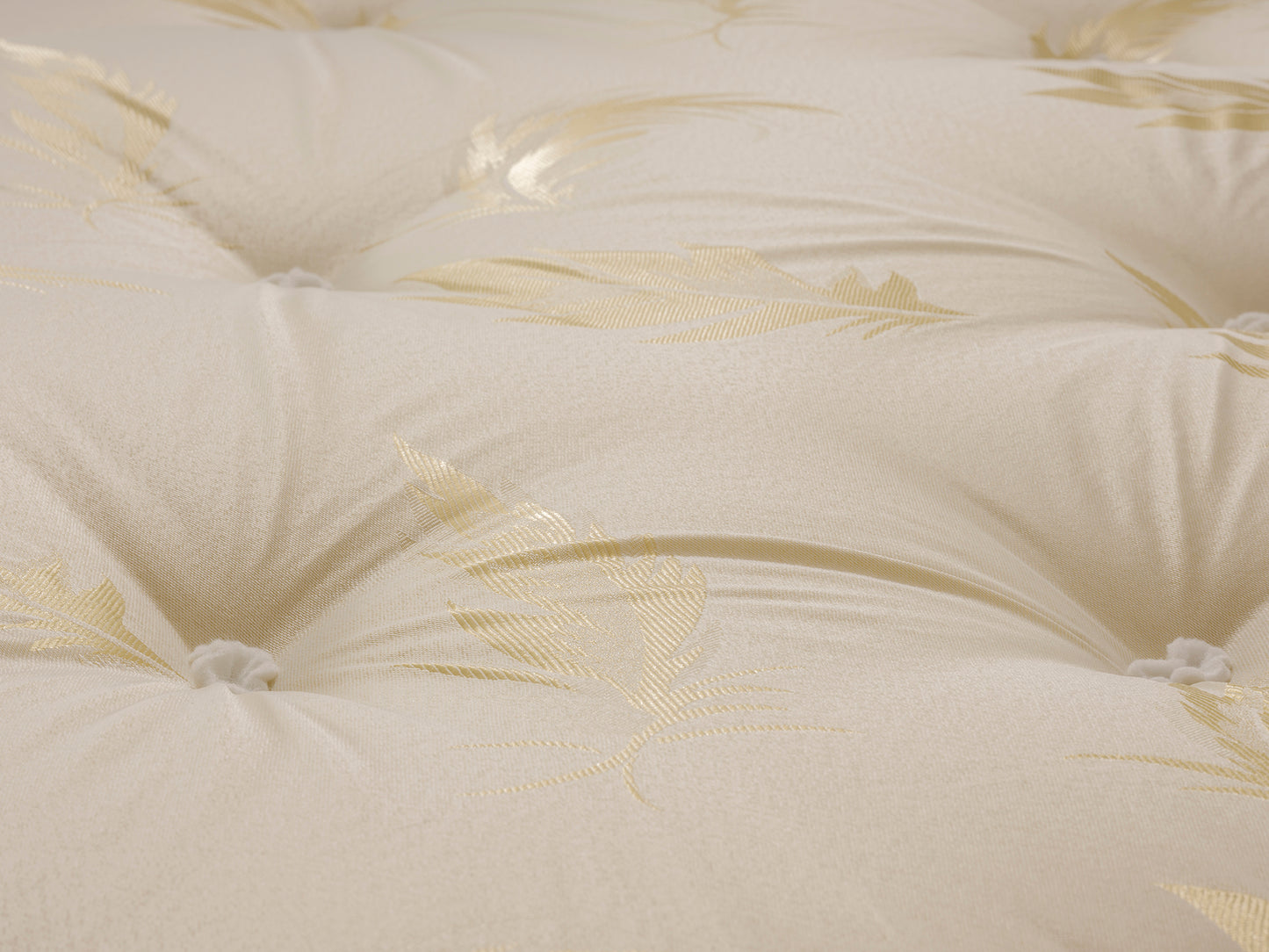Knightsbridge Firm Ortho Mattress in damask fabric with 12.5G orthopedic springs, designed for back support.