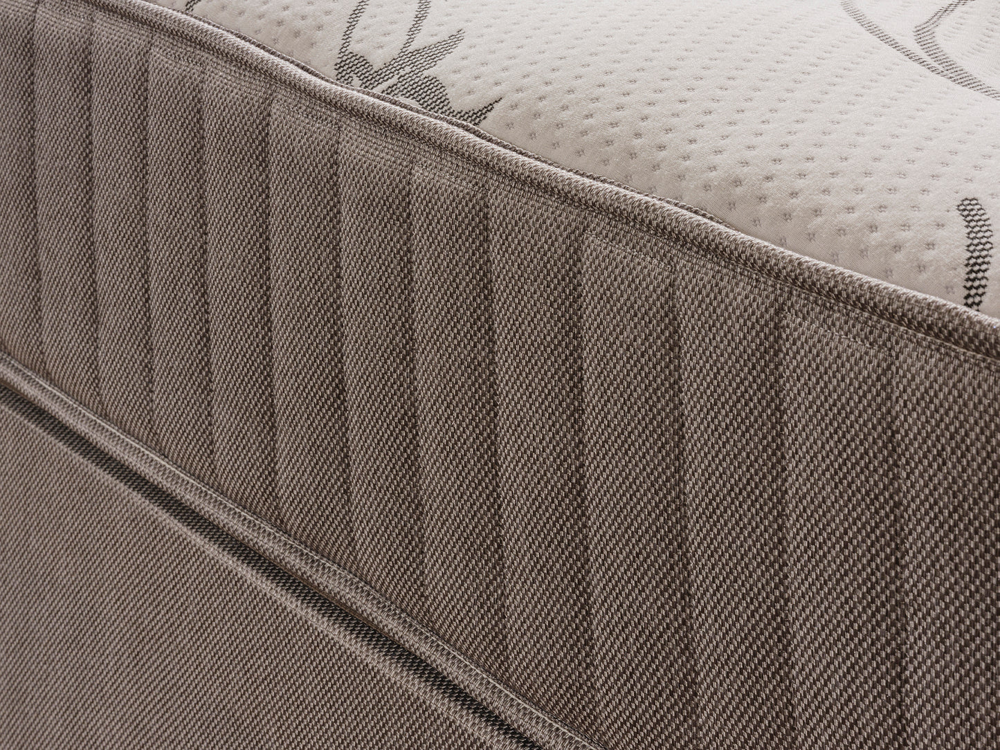Grey and black Lyon Memory Foam Mattress with dual-layer orthopedic support, firm 6/10, by Tender Sleep.