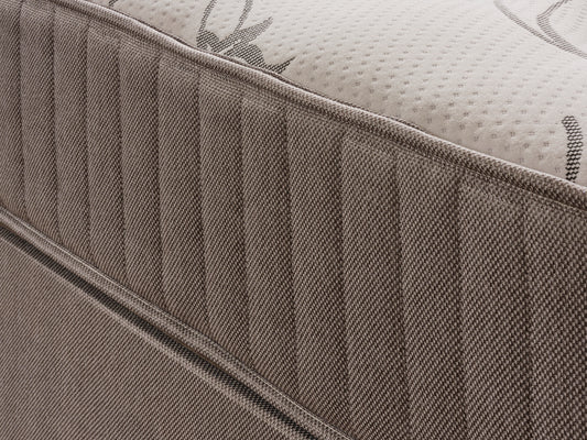 Grey and black Lyon Memory Foam Mattress with dual-layer orthopedic support, firm 6/10, by Tender Sleep.