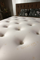 Tender Sleep medium firm orthopaedic mattress with a breathable faux leather base and body-contouring design